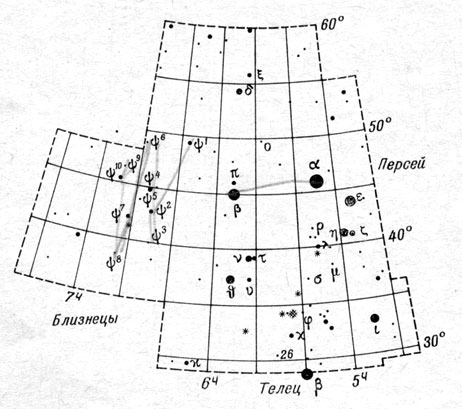 Рис. 11. Созвездие Возничего